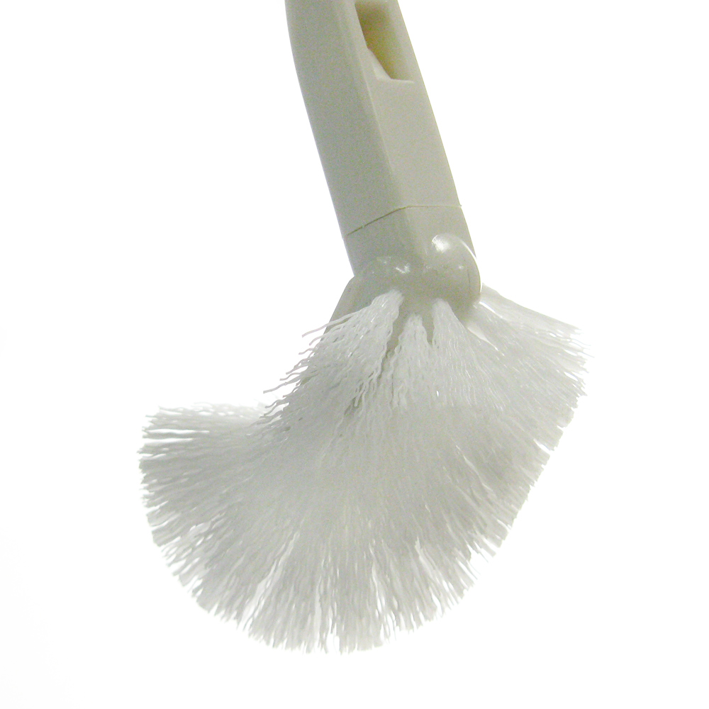 フントトイレブラシ　半丸植毛ブラシ-TL125-43625
